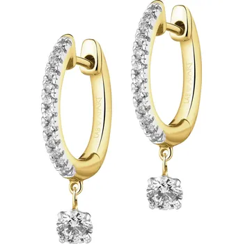 Náušnice Náušnice ze žlutého a bílého zlata s laboratorními brilianty - 0,50 ct - ryzost 585 - 501.102