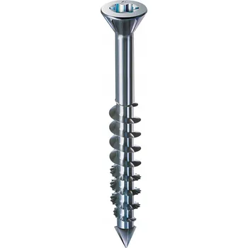 Vrut VRUTY DO MDF DESEK 4,5X45MM MALÁ HLAVA POZINK BÍLÝ 200KS SPAX-M