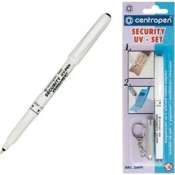 Permanentní popisovač Centropen bílý 1 ks