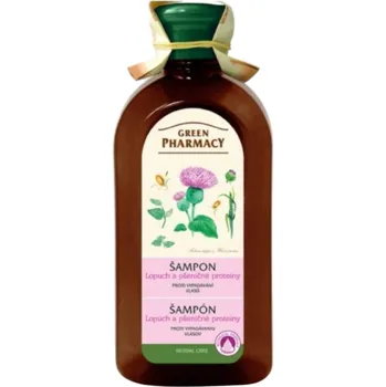 Šampon Green Pharmacy šampon proti vypadávání vlasů s lopuchem a pšenicí 350 ml IDDRZEX13237