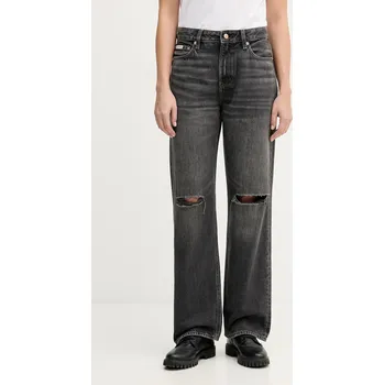 Dámské džíny Džíny Calvin Klein Jeans dámské, high waist, LV047D729G šedá 90X, vel. 26/32