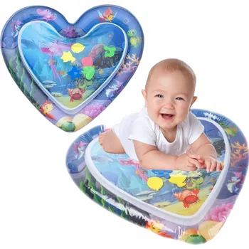 Hračka pro nejmenší SENZORICKÁ VODNÍ PODLOŽKA PRO MIMINKA NAFUKOVACÍ XXL, PRO DĚTI, DO BAZÉNKU, MĚKKÁ