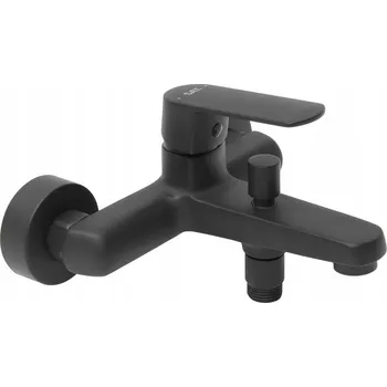 Vodovodní baterie Nástěnná vanová baterie Phasat Feel černá