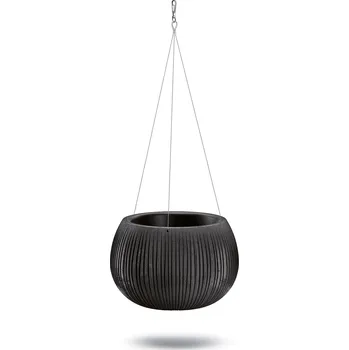 Květináč Květináč plast černý Prosperplast 29 cm x 29 cm x 19,5 cm