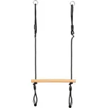 small foot Trapézová houpačka s gymnastickými kruhy Black Line