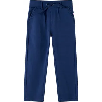 DĚTSKÉ KALHOTY SE ŠŇŮRKOU TMAVĚ MODRÉ VELIKOST 140