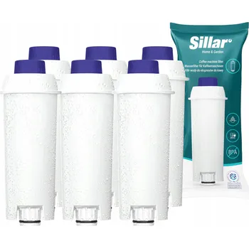 Filtr do kávovaru Sillar filtrační vložka do kávovaru Delonghi 6 kusů - náhrada