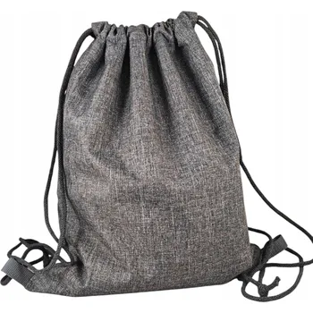 TAŠKA-SÁČEK-BATOH-MELANŽOVĚ ŠEDÝ, PROSTORNÝ, LEHKÝ