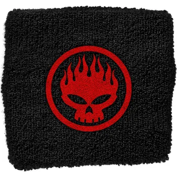 Potítko Potítko z The Offspring - Skull Logo - černá