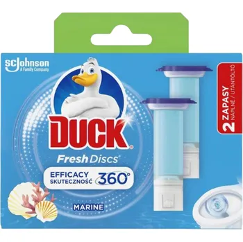WC čistič Duck WC blok Fresh Discs Marine, náplně 2× 36 ml IDDRZEX13127