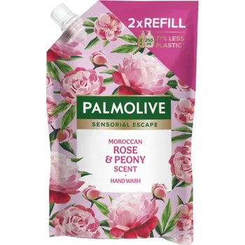 Mýdlo PALMOLIVE tekuté mýdlo-náhradní náplň- Růže a Pivoňka 500 ml IDDRZEX09843