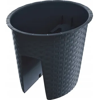 Květináč Květináč plast šedý Prosperplast 29,8 cm x 29,8 x 22,5 cm