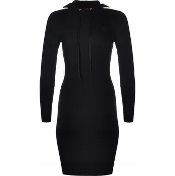 Dámské šaty Pletené koktejlové šaty Guess nad kolena, velikost S