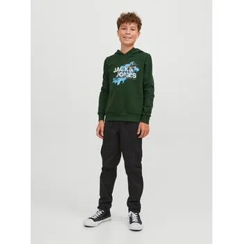 Pánská mikina Jack & Jones Junior Mikina 12237210 Zelená Regular Fit 164
