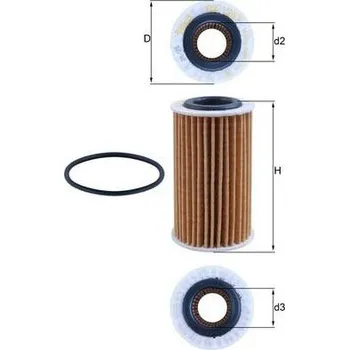 Olejový filtr Olejový filtr MAHLE OX 1267D