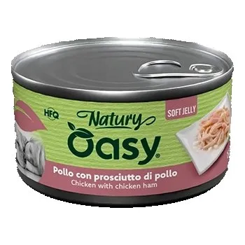 Krmivo pro psa OASY DOG NATURY JELLY - KUŘE SE ŠUNKOU 150G