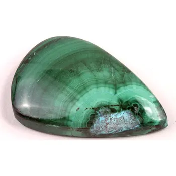 Korálek Kabošon Malachite Chrysocolla č.307 (35x23x7mm)