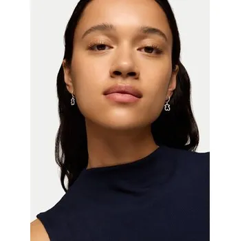 Náušnice TOUS Naušnice New Silueta 1004438900 Stříbrná OS