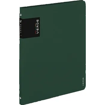 4kroužkový pořadač Transparent, A4, 20 mm - zelená