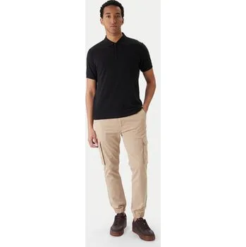 Pánské kalhoty Calvin Klein Jeans Joggers kalhoty Comfort LV04RD608G Hnědá Skinny Fit M