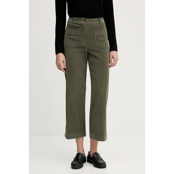 Dámské kalhoty Bavlněné kalhoty United Colors of Benetton 494BDE02I zelená 97X, vel. 40