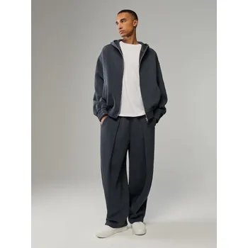 Pánské kalhoty Kalhoty barrel fit - L - House - tmavošedý - 978IG-90X