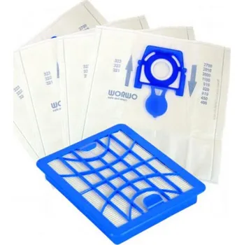 Příslušenství pro úklid HEPA filtr a sáčky pro ZELMER Flooris 1+4ks