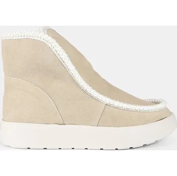 Dámská zimní obuv Weinbrenner dámské kožené chunky sněhule béžové, vel. 36