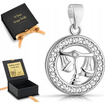 Přívěsek Stříbrný přívěsek znamení zvěrokruhu VÁHY stříbro o ryzosti 925 přívěsek na řetízek