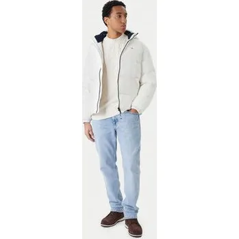 Pánská větrovka Tommy Jeans Vatovaná bunda Essential DM0DM19786 Bílá Regular Fit M