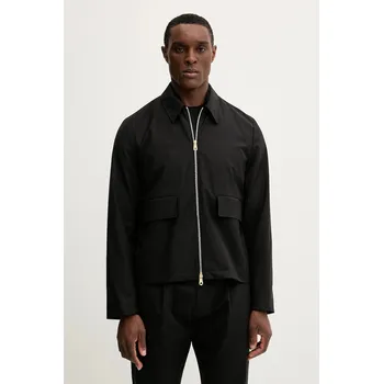 Vlněná bunda Paul Smith černá barva, přechodná, M1R-031Z-N00041 M1R.031Z.N00041 99X, vel. XL