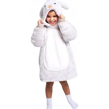 Dětská deka Dětská přiléhavá deka s kapucí Noxxiez - Bunny