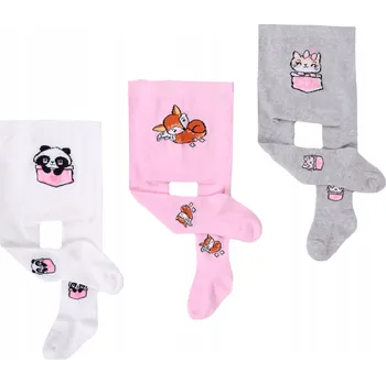 Dívčí dětské Punčocháče na lezení z ABS plastu, balení 3 ks, velikost 80-86 YOCLUB