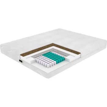 Matrace Matrace s kokosovými taštičkovými pružinami 160x200 20cm H3 / H4 Střední/Tvrdá Med+