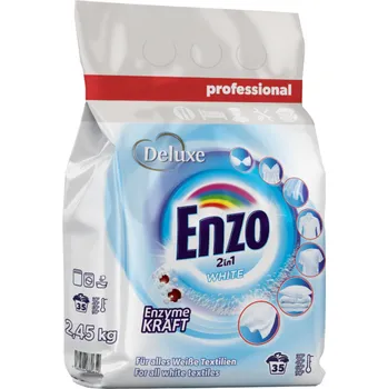 Prací prášek Deluxe Enzo prací prášek Professional 2,45kg 2in1 White - 35PD IDDRZEX07143