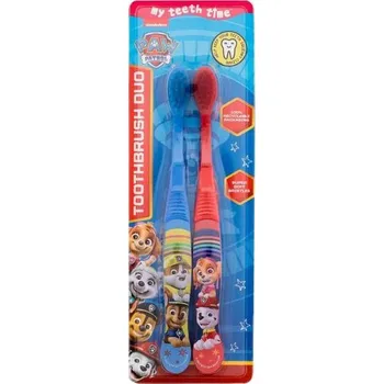 Zubní kartáček Paw Patrol sada dětských zubních kartáčků 2ks IDDRZEX03515