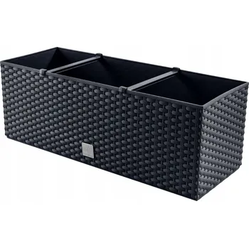 Květináč Květináč s vložkou Prosperplast Rato Case antracitový 17 l