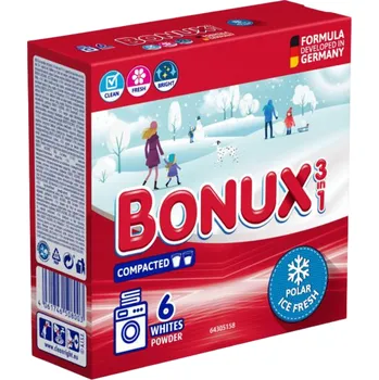 Prací prášek Bonux prací prášek White Polar Ice Fresh, 390 g, 6 dávek IDDRZEX12151