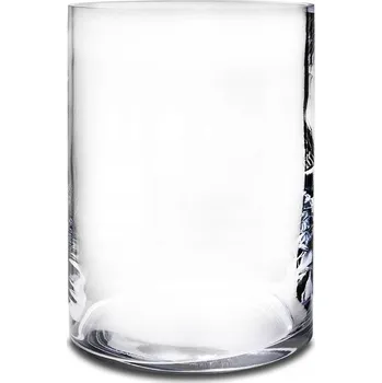 Váza Skleněná váza, flakón na květiny, průhledné sklo