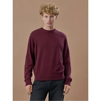 Pánský svetr Svetr s vysokým podílem bavlny - XL - House - kaštanové - 096BY-83M