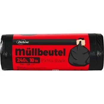 Pytle na odpadky Deluxe Mullbeutel 240L 10ks - 110x125cm odpadkové pytle IDDRZEX06885