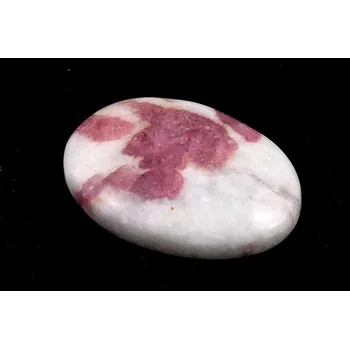 Přírodní kámen Kabošon Růžový Turmalín č.7359 (37x25x8mm)