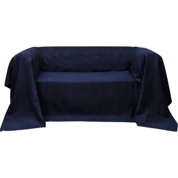 Přehoz na lůžko Přehoz na postel VidaXL polyester 210 cm x 280 cm modrý