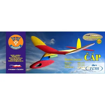 RC model letadla Hiesbök ČÁP-model na raketový pohon, Hiesb.