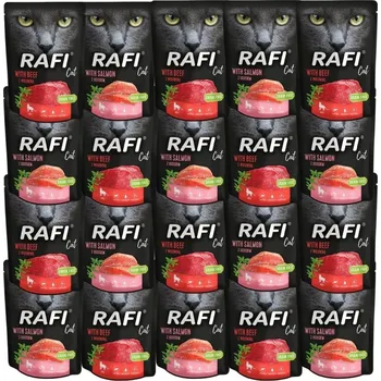 Krmivo pro kočku RAFI CAT Mokré krmivo pro kočky Dolina Noteci mix chutí 20 x 300g bez obilovin