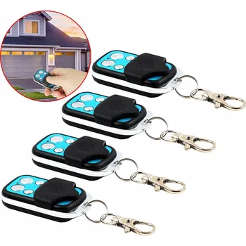 IP kamera 4SZT PILOT UNIWERSALNY ZAMIENNIK 433MHZ SILNÝ SIGNÁL 4 KANÁLY PŘÍVĚSEK NA KLÍČE