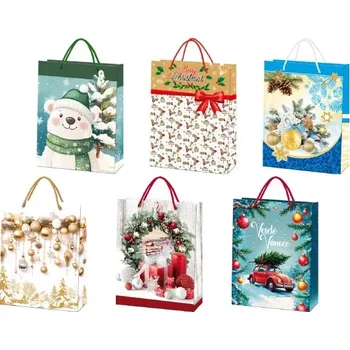 Dárková taška Dárková taška XL Vánoce - mix 390 x 300 x 90 mm (T XL va)