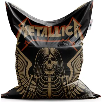 Sedací pytel Sablio Sedací vak METALLICA Padlý anděl - 150x100 cm