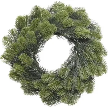 Věnec Věnec umělý jehličnatý Ø 40 cm zelený