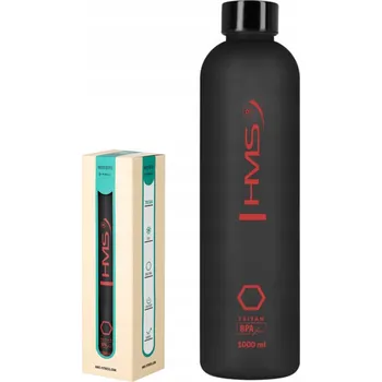 Láhev Sportovní láhev HMS NCD61 Černá 1000 ML Tritan Bez BPA